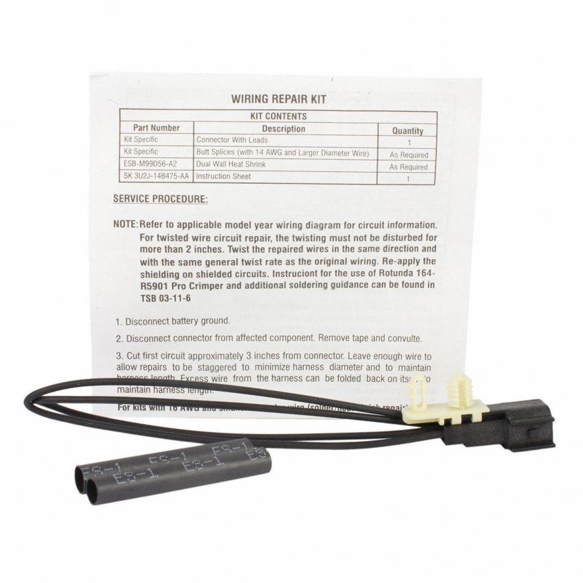 Motorcraft Wiring Connectors for 2003-2005 AVIATOR, 2002 BLACKWOOD - 3U2Z14S411RZB