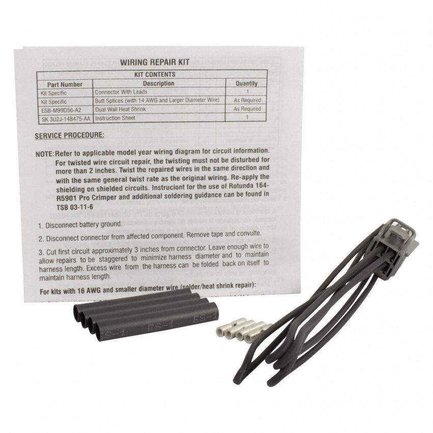 Motorcraft Wiring Connectors CU2Z14S411JA