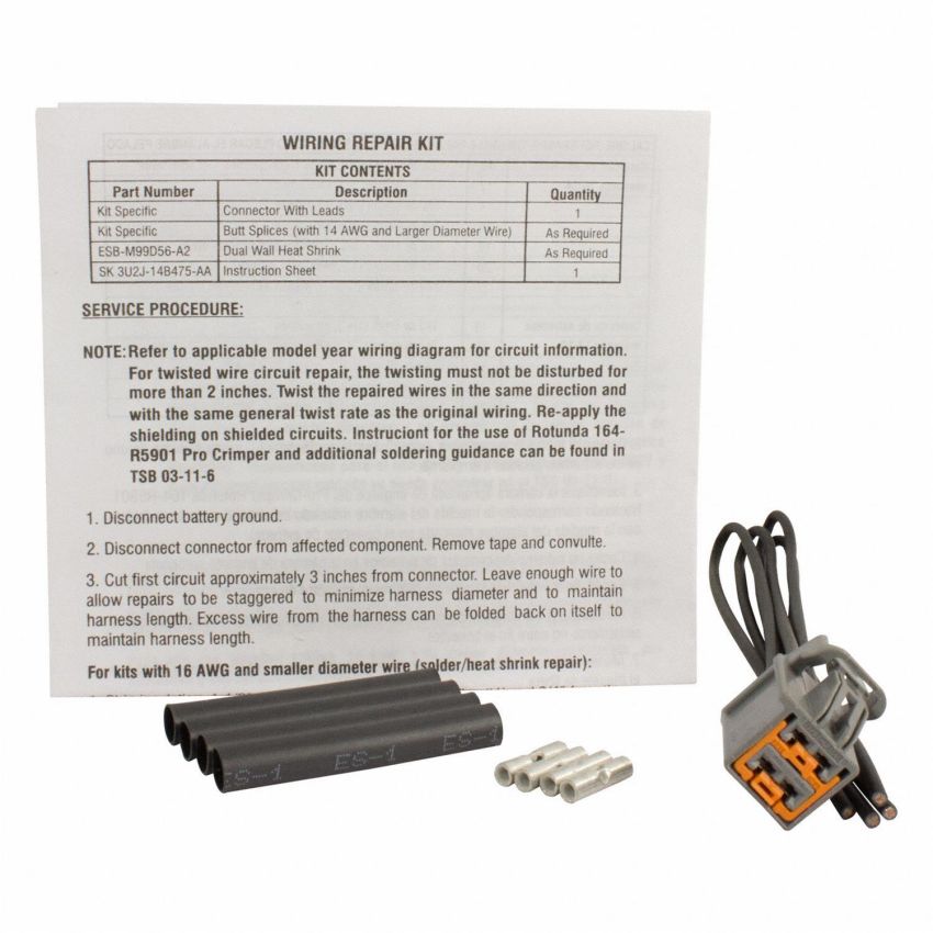 Motorcraft Wiring Connectors CU2Z14S411JA