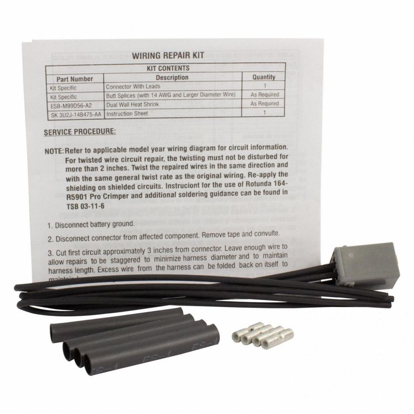 Motorcraft Wiring Connectors CU2Z14S411JA