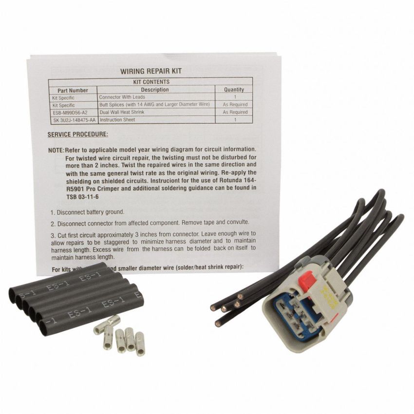 Motorcraft Wiring Connectors for 2017-2019 CONTINENTAL, 2012-2022 MUSTANG - CU2Z14S411TA