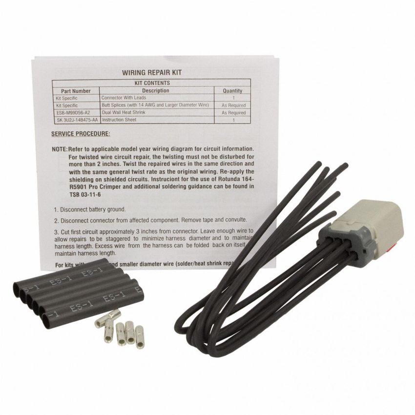 Motorcraft Wiring Connectors for 2017-2019 CONTINENTAL, 2012-2022 MUSTANG - CU2Z14S411TA