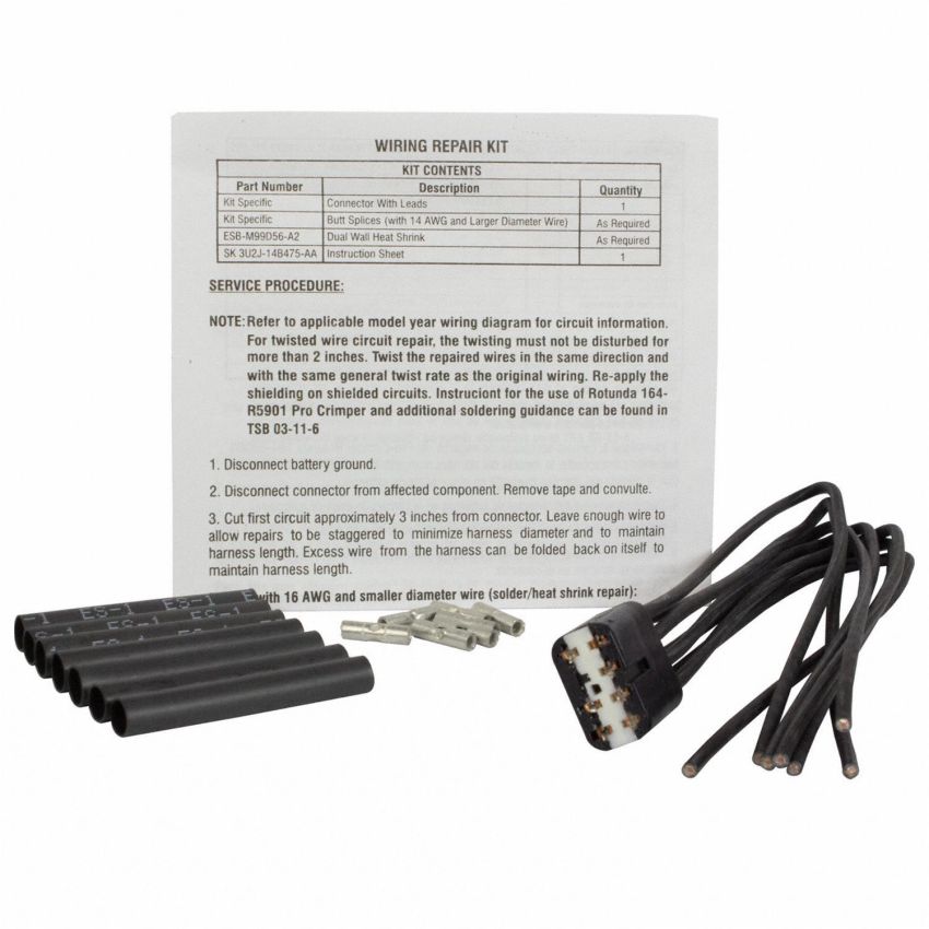 Motorcraft Wiring Connectors 3U2Z14S411PKB