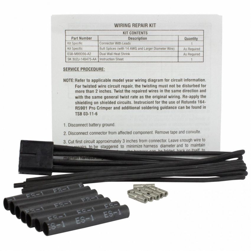 Motorcraft Wiring Connectors 3U2Z14S411PKB