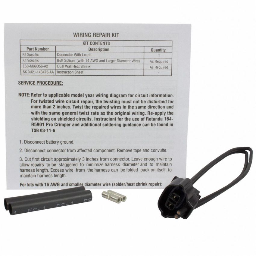 Motorcraft Wiring Connectors CU2Z14S411SA