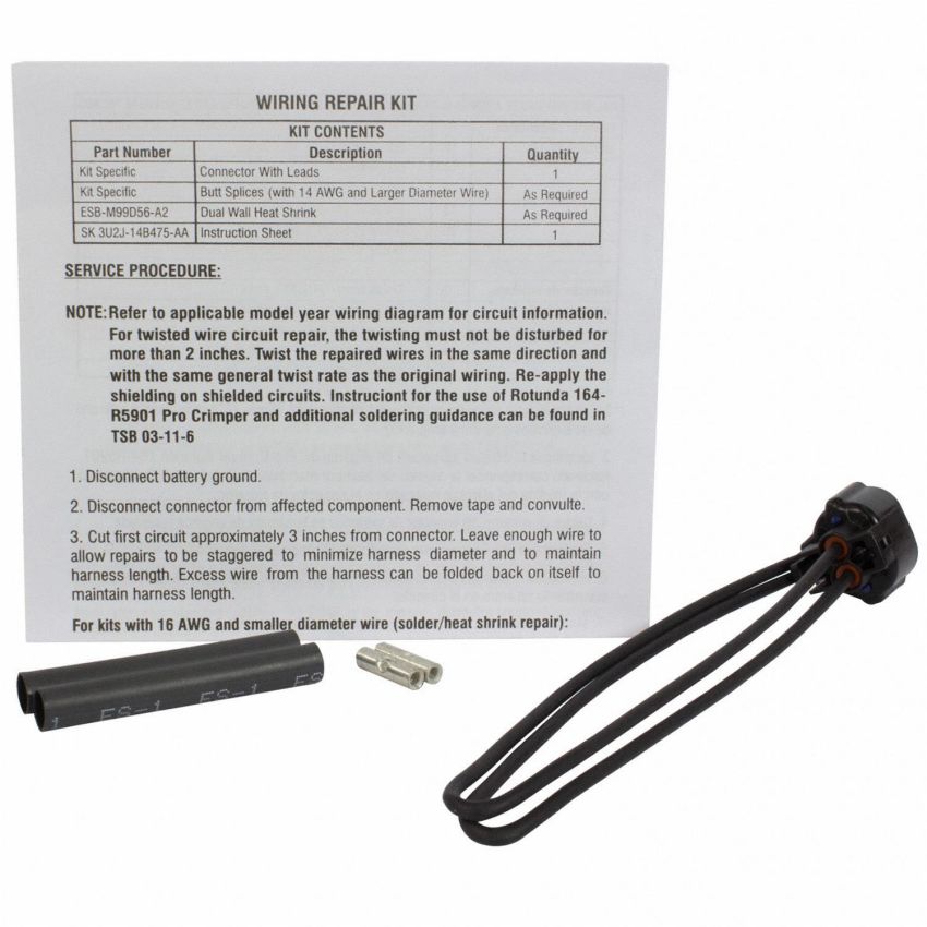 Motorcraft Wiring Connectors CU2Z14S411SA