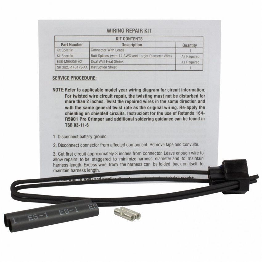 Motorcraft Wiring Connectors CU2Z14S411SA