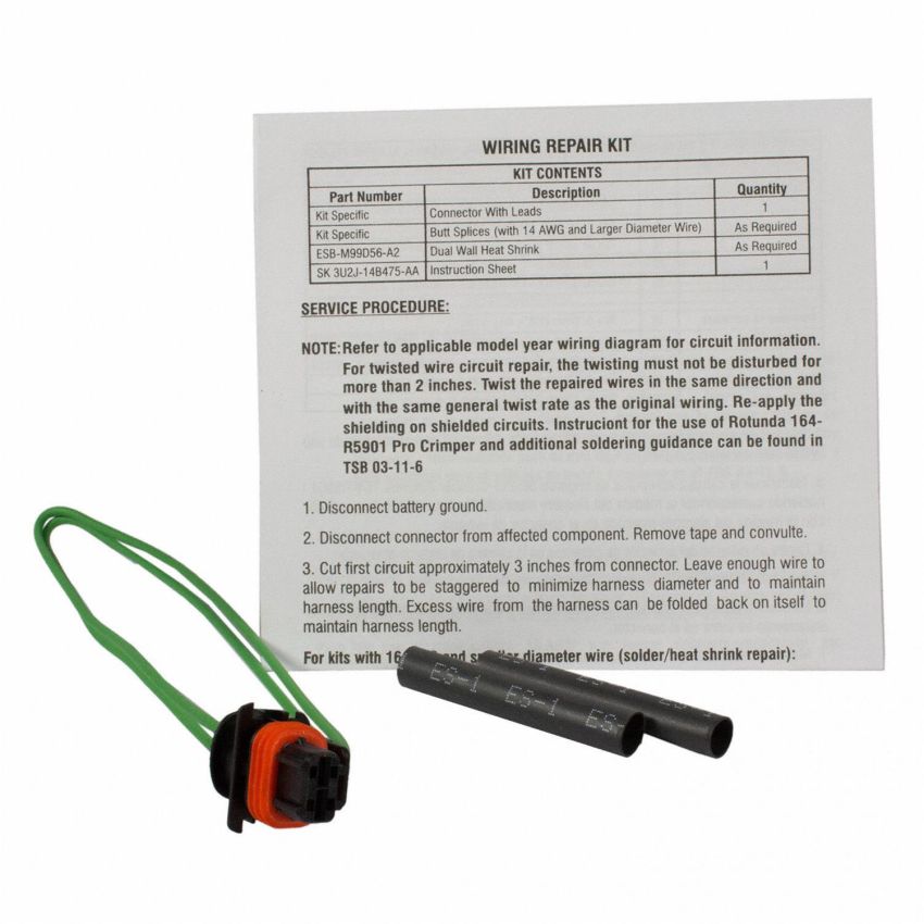 Motorcraft Wiring Connectors BU2Z14S411BCA