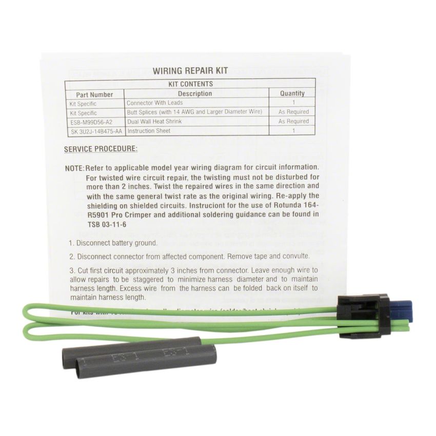 Motorcraft Wiring Connectors CU2Z14S411AKA