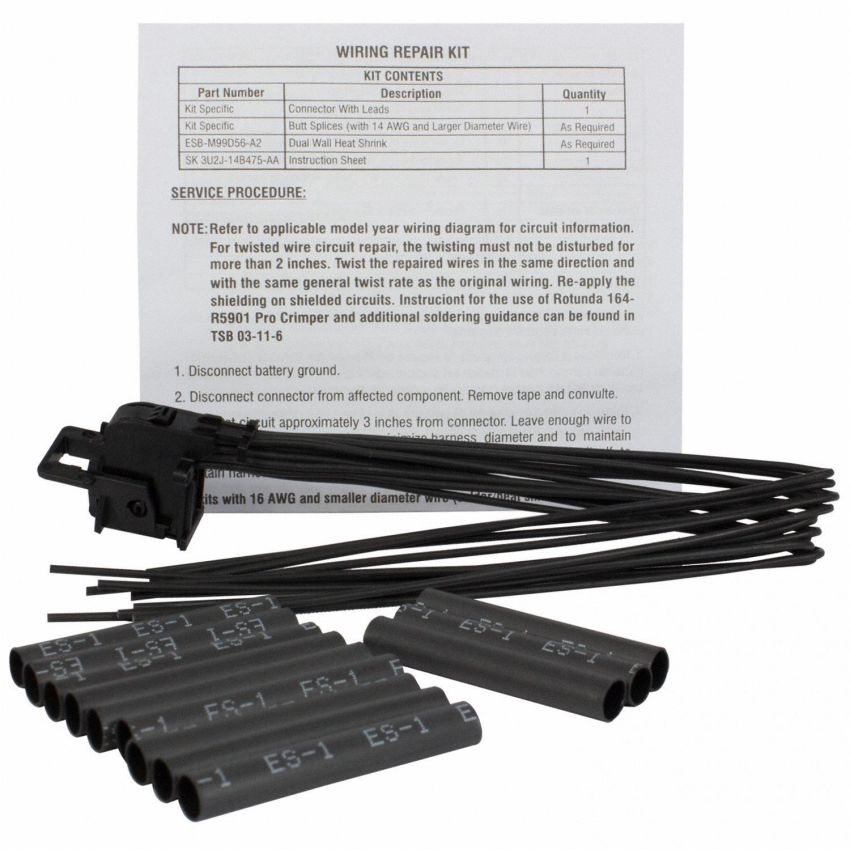 Motorcraft Wiring Connectors CU2Z14S411ABA