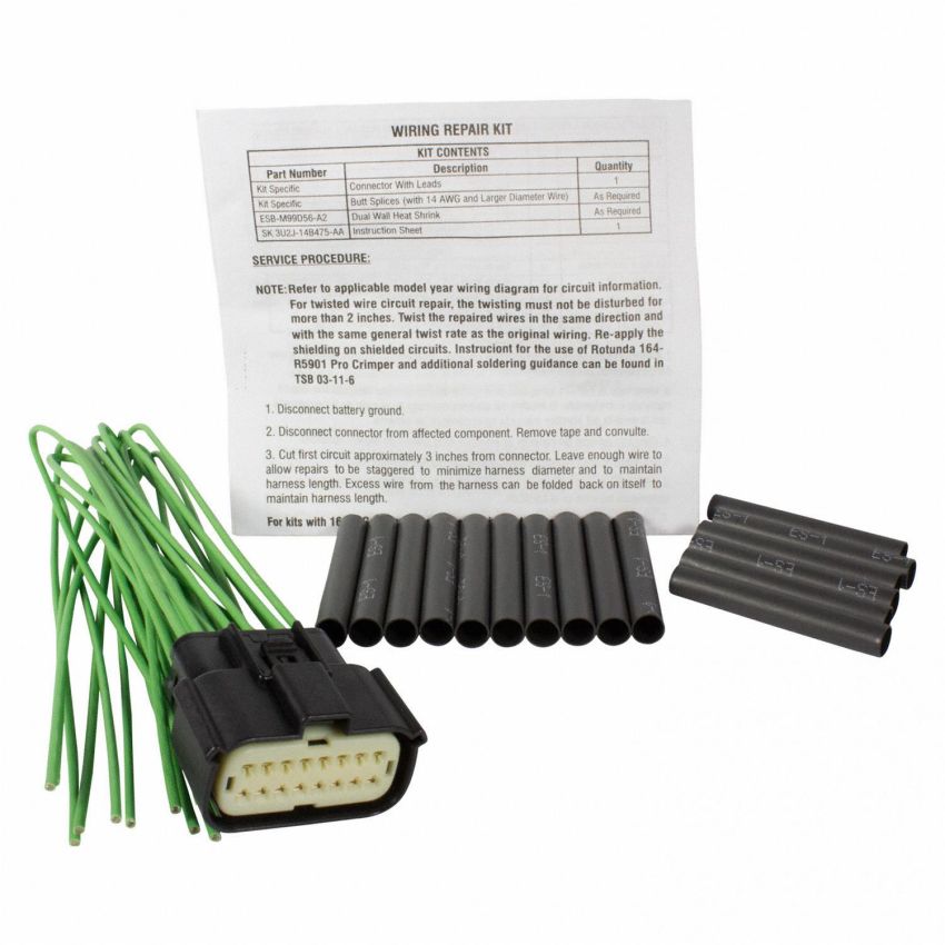 Motorcraft Wiring Connectors CU2Z14S411ADA