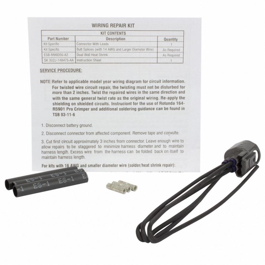Motorcraft Wiring Connectors CU2Z14S411PA