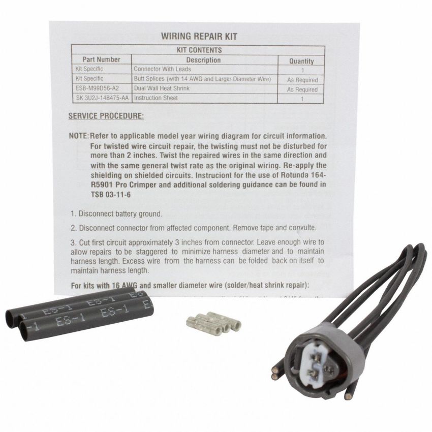 Motorcraft Wiring Connectors CU2Z14S411PA