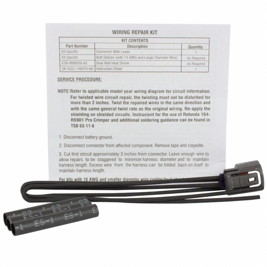 Motorcraft Wiring Connectors CU2Z14S411PA
