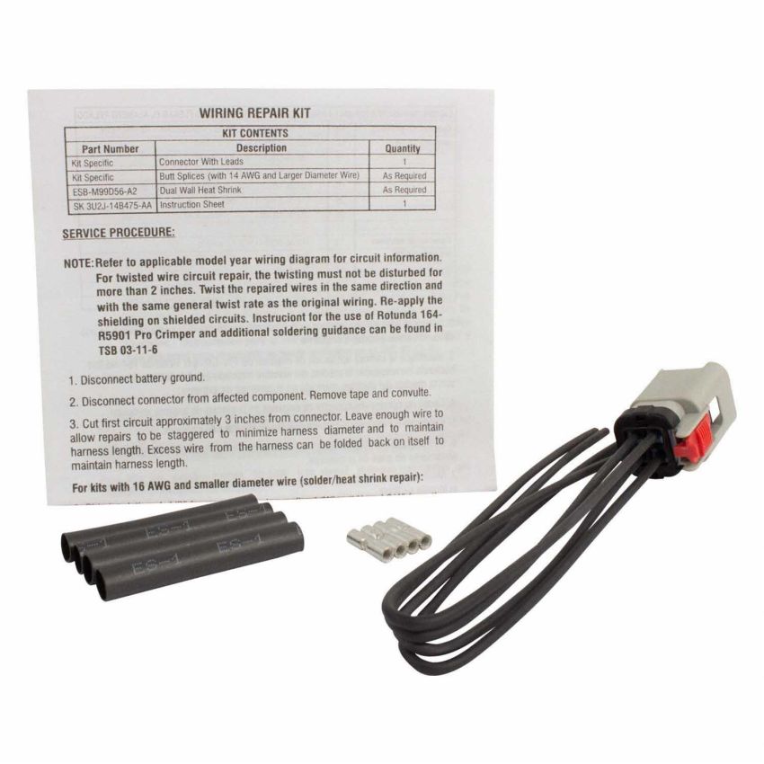 Motorcraft Wiring Connectors and Pigtails CU2Z14S411AHA