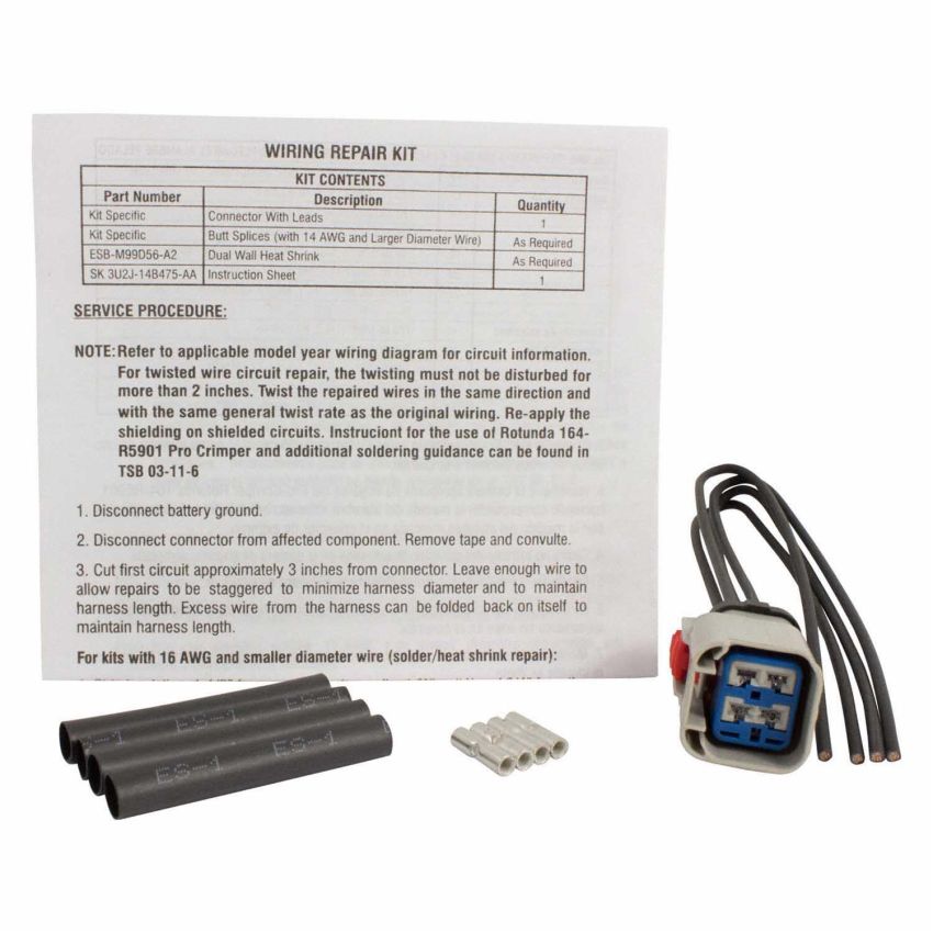 Motorcraft Wiring Connectors and Pigtails CU2Z14S411AHA