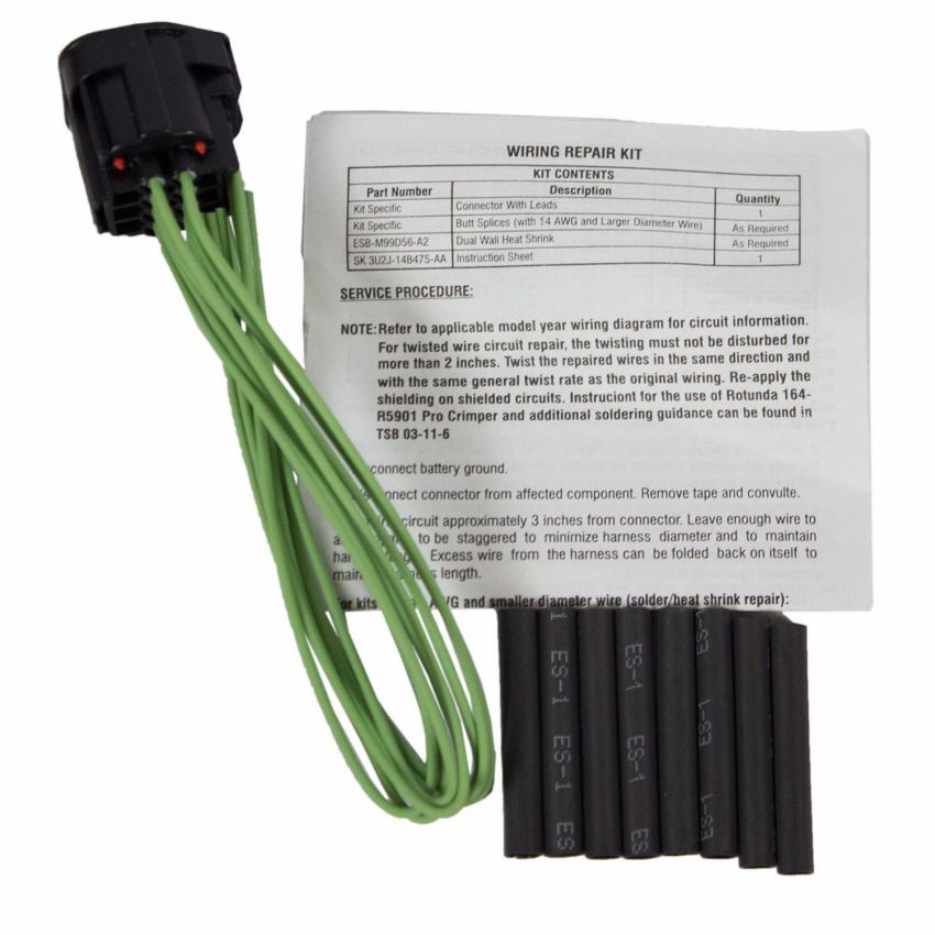Motorcraft Wiring Connectors 1U2Z14S411BRD