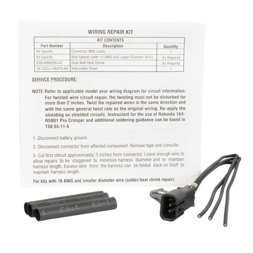 Motorcraft Wiring Connectors 3U2Z14S411CBB
