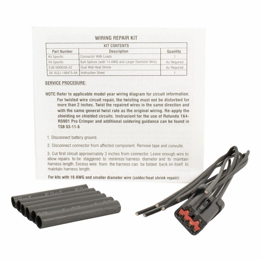 Motorcraft Wiring Connectors 3U2Z14S411HMB