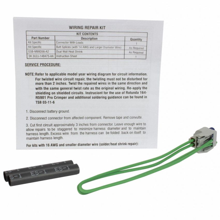 Motorcraft Wiring Connectors CU2Z14S411ATA