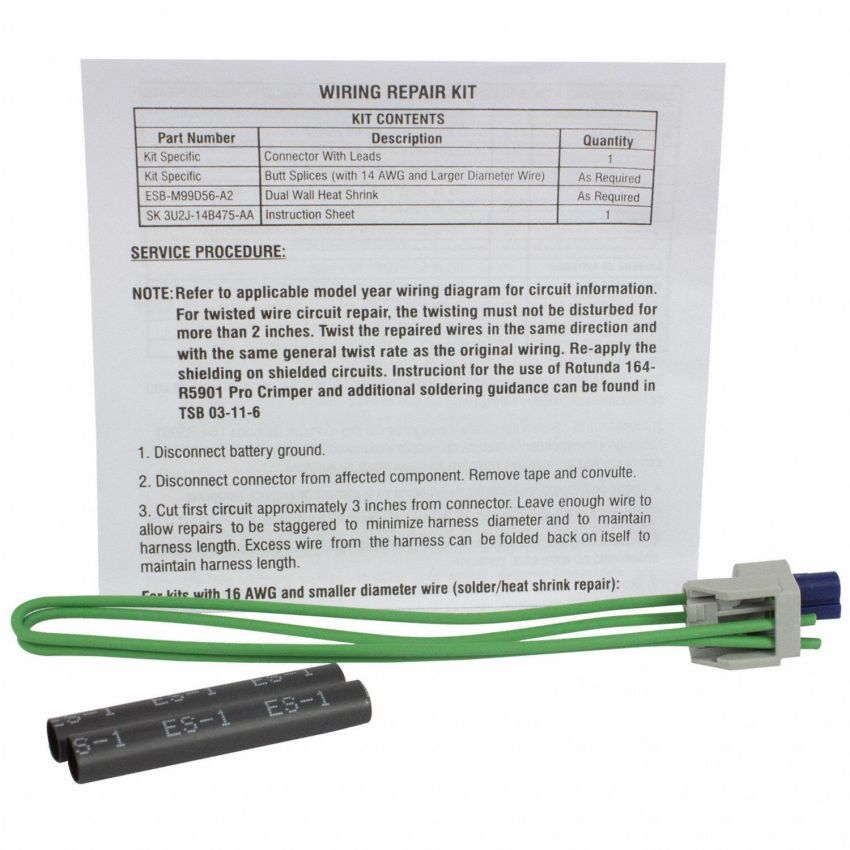 Motorcraft Wiring Connectors CU2Z14S411ATA