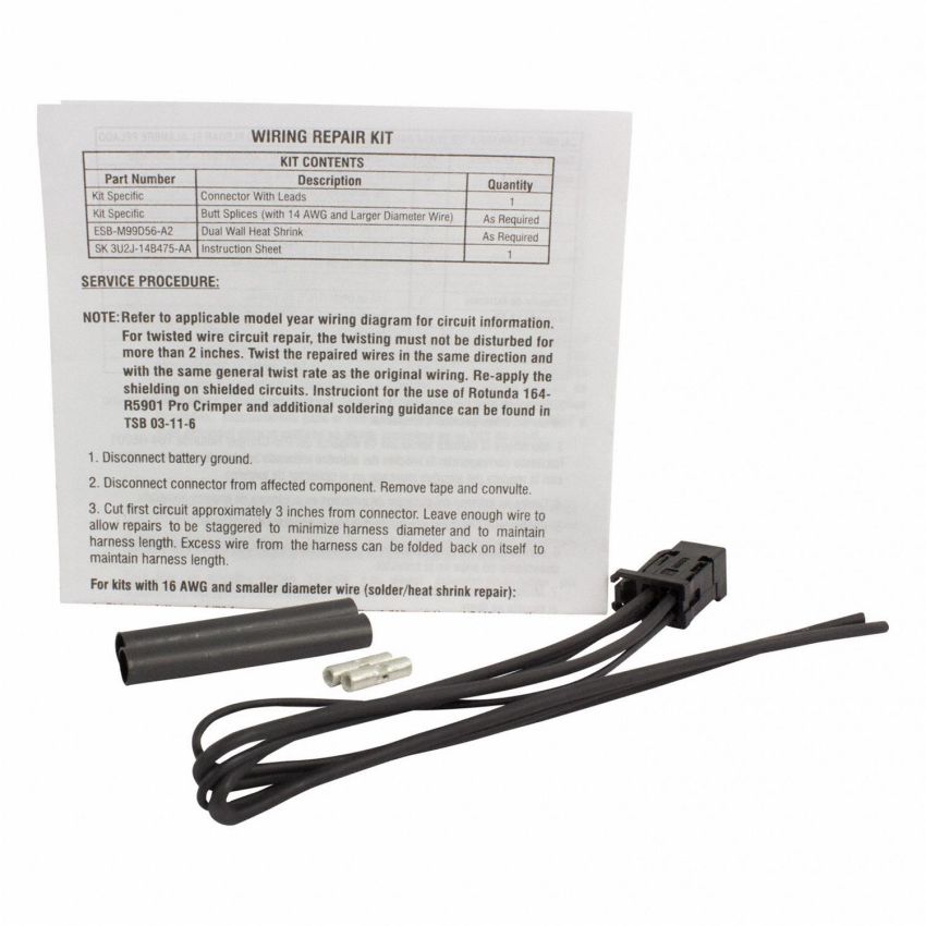 Motorcraft Wiring Connectors CU2Z14S411BAA