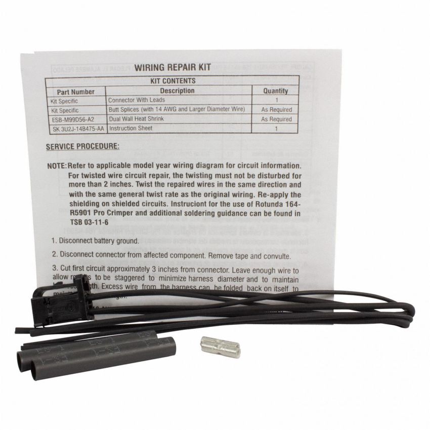 Motorcraft Wiring Connectors CU2Z14S411BAA