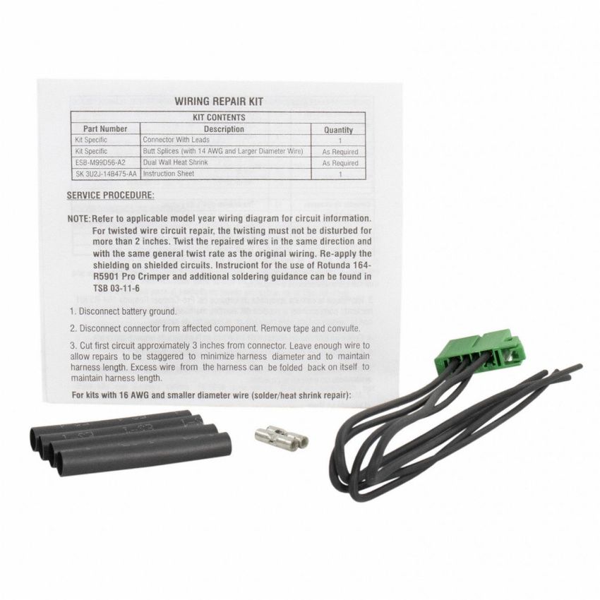 Motorcraft Wiring Connectors for 2013-2018 C-MAX, 2013-2019 ESCAPE - DU2Z14S411GA