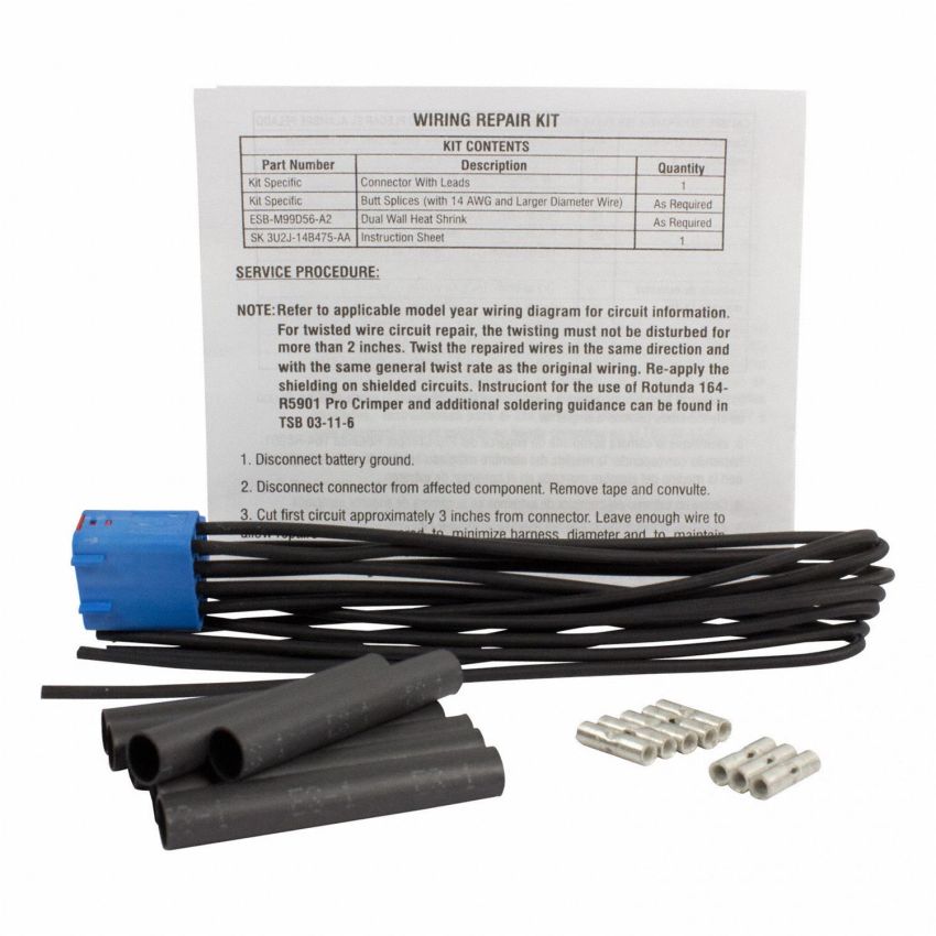 Motorcraft Wiring Connectors 3U2Z14S411GSB