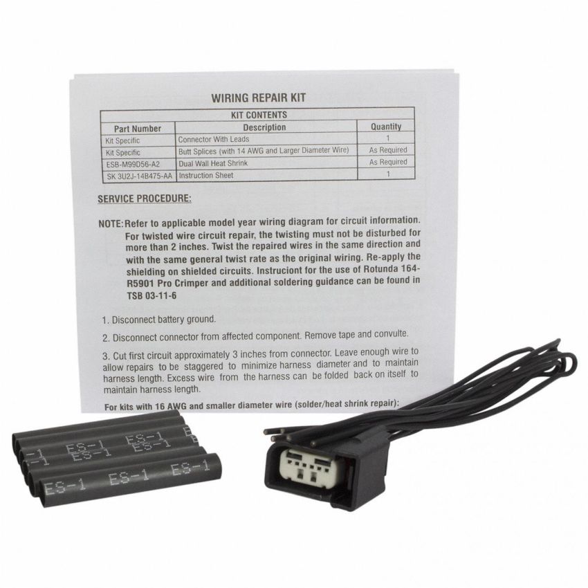 Motorcraft Wiring Connectors DU2Z14S411EA