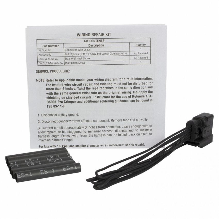 Motorcraft Wiring Connectors DU2Z14S411EA