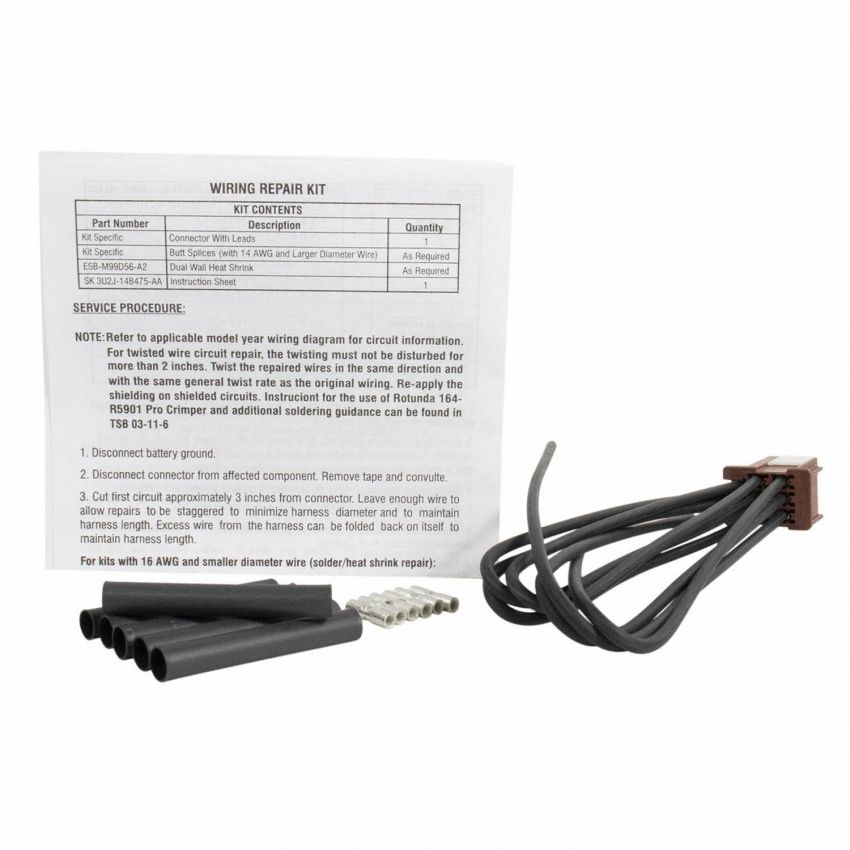 Motorcraft Wiring Connectors DU2Z14S411JA