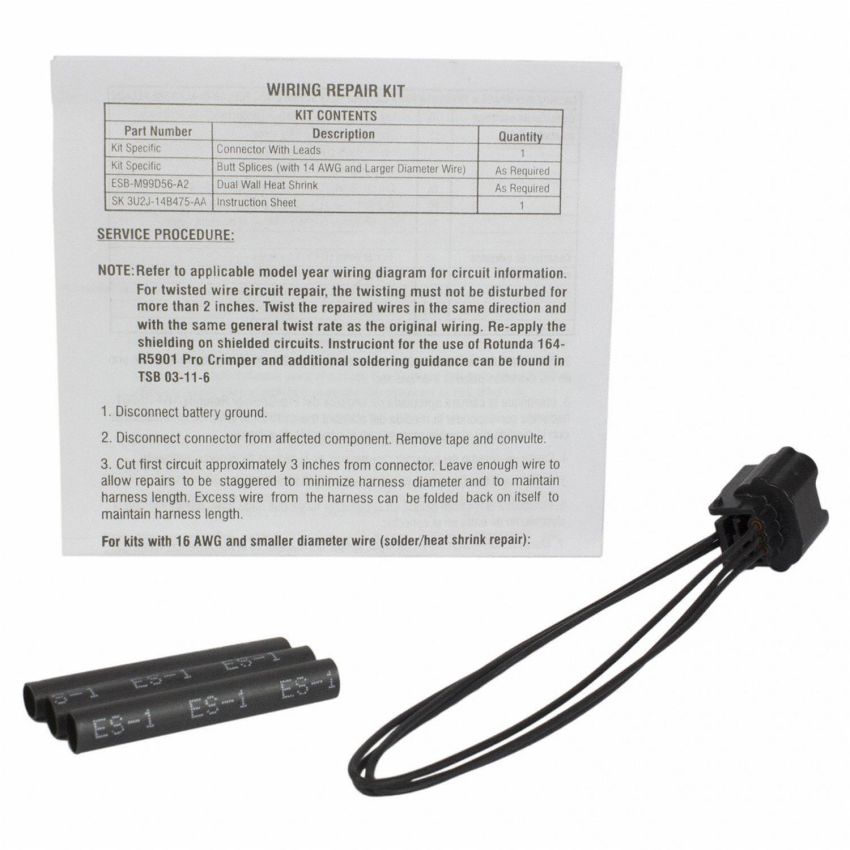 Motorcraft Wiring Connectors CU2Z14S411AXA