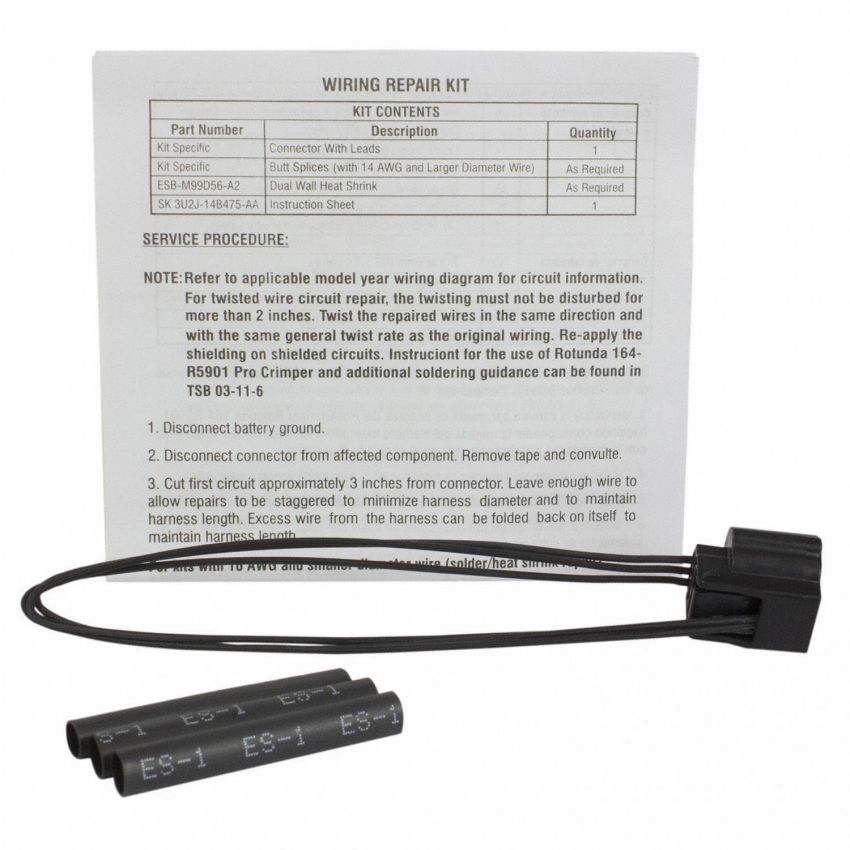 Motorcraft Wiring Connectors CU2Z14S411AXA