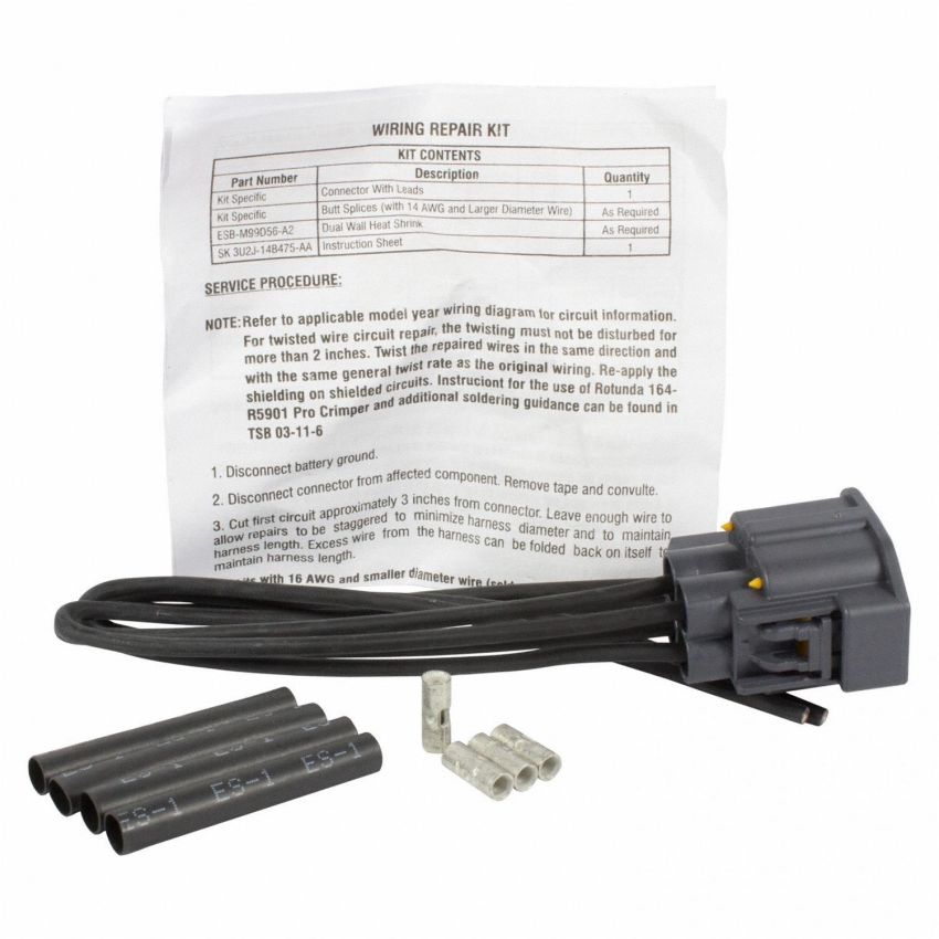 Motorcraft Wiring Connectors DU2Z14S411ABA