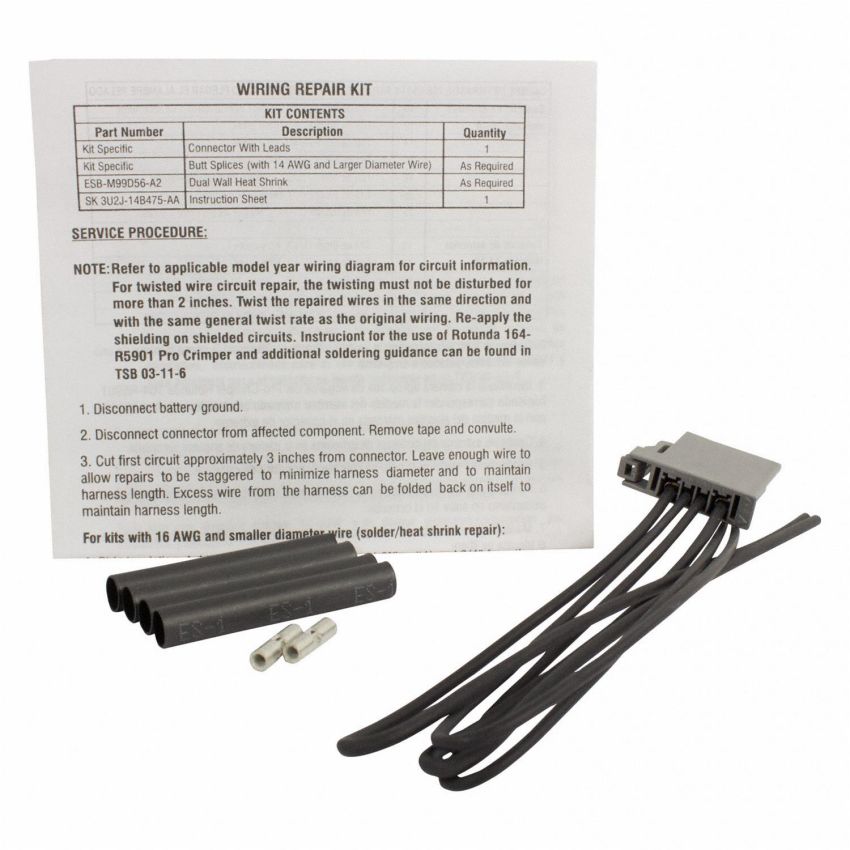 Motorcraft Wiring Connectors for 2013-2018 C-MAX, 2013-2019 ESCAPE - DU2Z14S411MA