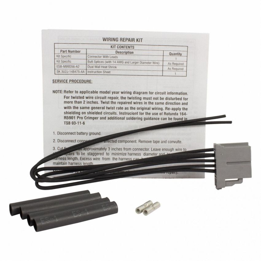 Motorcraft Wiring Connectors for 2013-2018 C-MAX, 2013-2019 ESCAPE - DU2Z14S411MA
