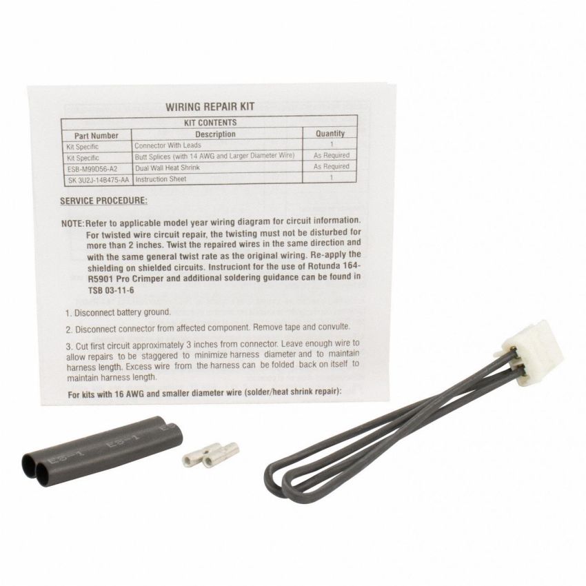 Motorcraft Wiring Connectors for 2010-2023 NAVIGATOR, EXPEDITION, 2015 EDGE - DU2Z14S411NA