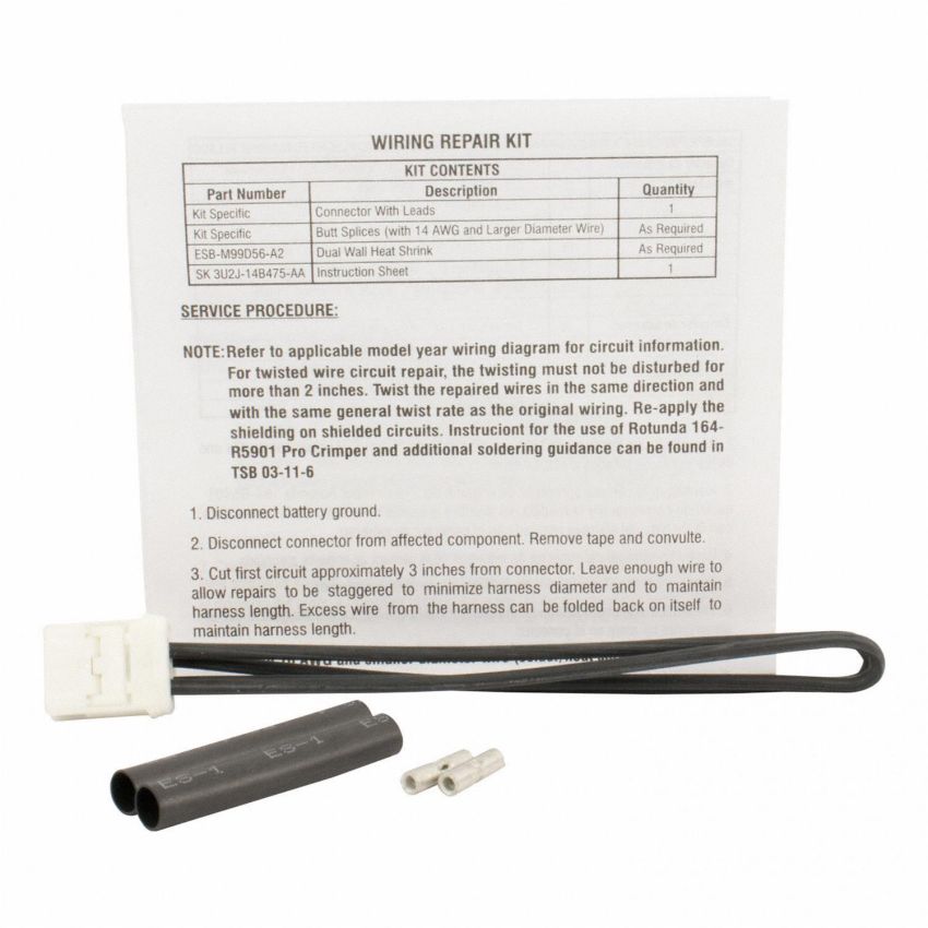 Motorcraft Wiring Connectors for 2010-2023 NAVIGATOR, EXPEDITION, 2015 EDGE - DU2Z14S411NA