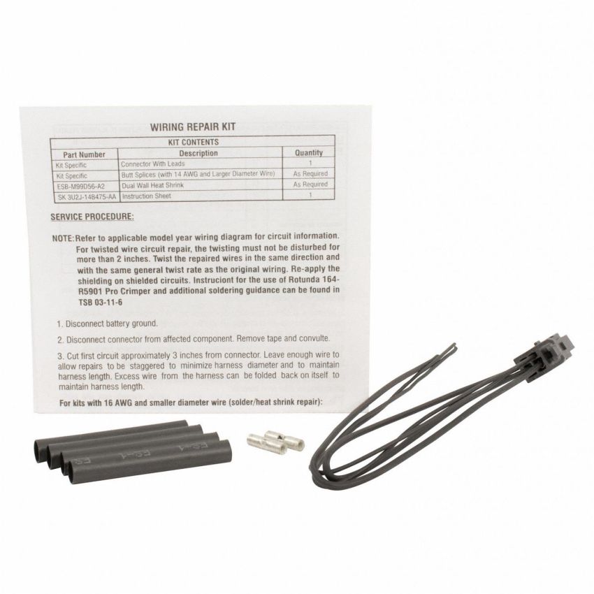 Motorcraft Wiring Connectors DU2Z14S411UA