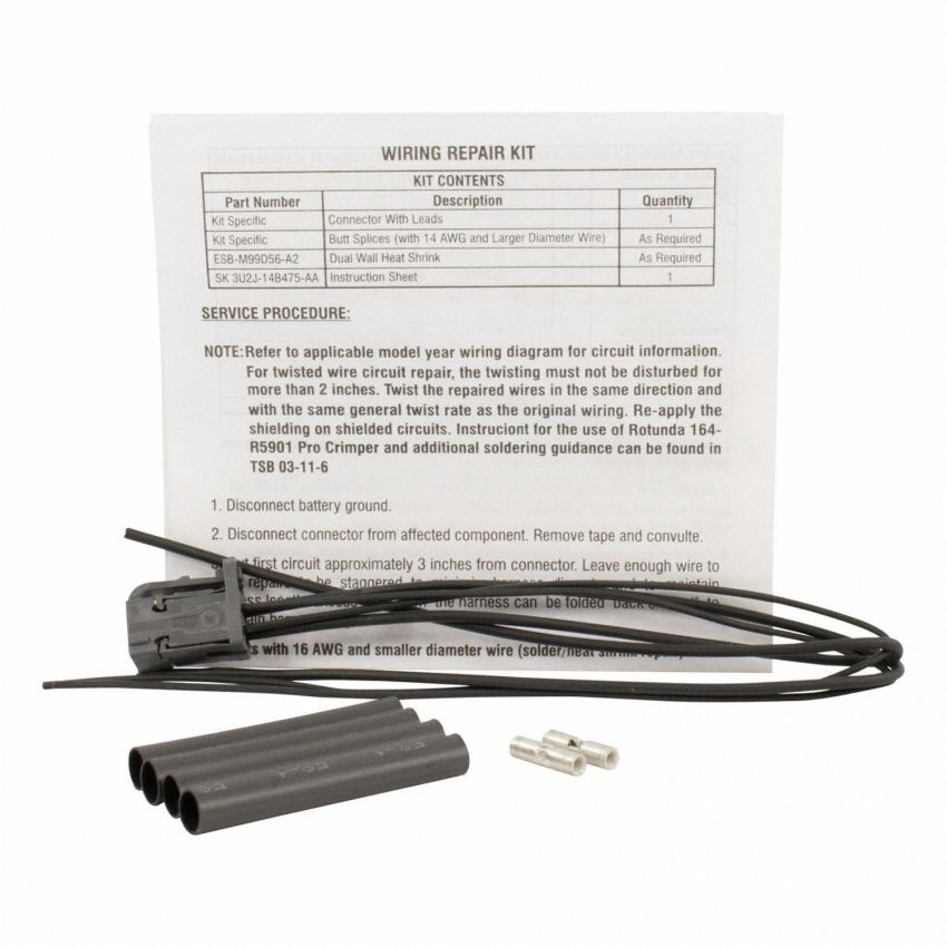 Motorcraft Wiring Connectors DU2Z14S411UA