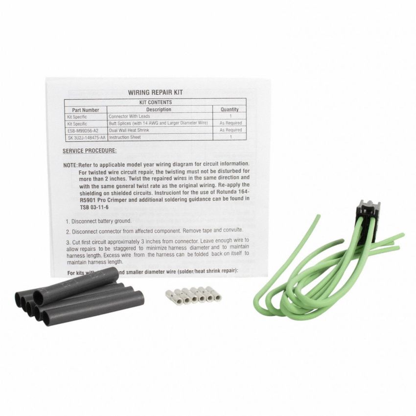 Motorcraft Wiring Connectors DU2Z14S411VA