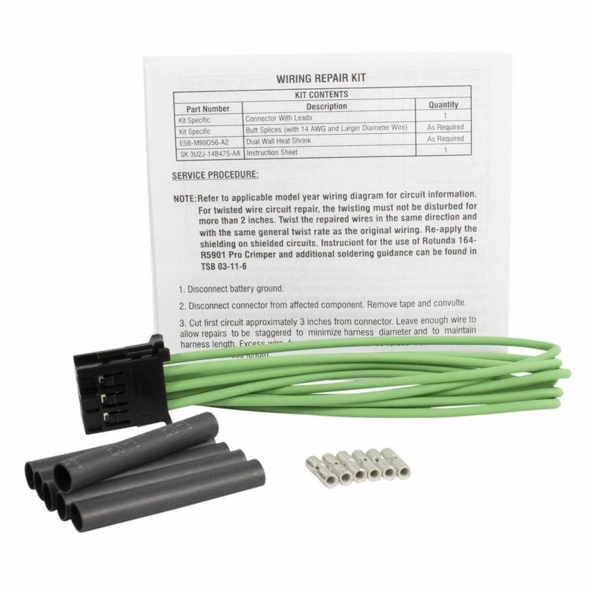 Motorcraft Wiring Connectors DU2Z14S411VA