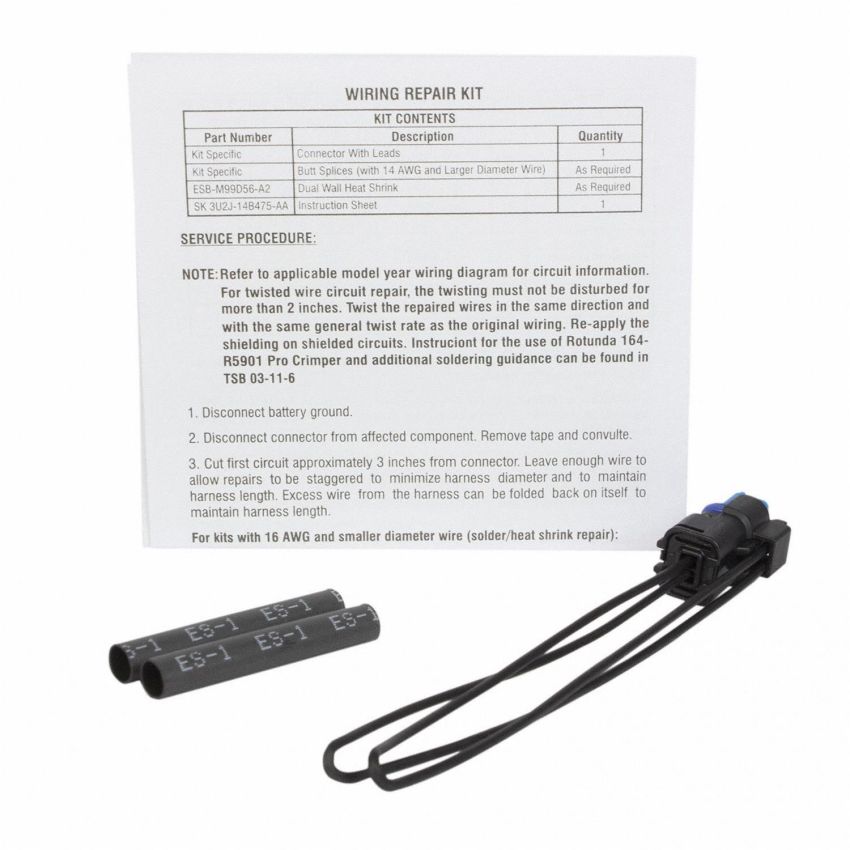 Motorcraft Wiring Connectors for 2013-2014 ESCAPE, FUSION, 2014-2019 FIESTA - DU2Z14S411ZA