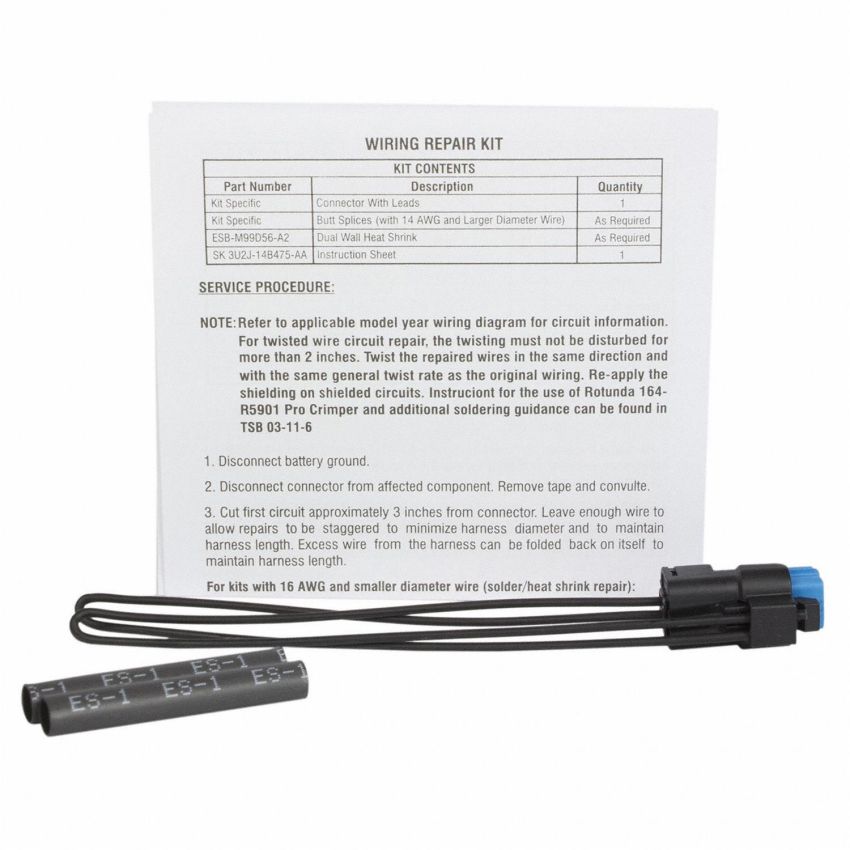 Motorcraft Wiring Connectors for 2013-2014 ESCAPE, FUSION, 2014-2019 FIESTA - DU2Z14S411ZA