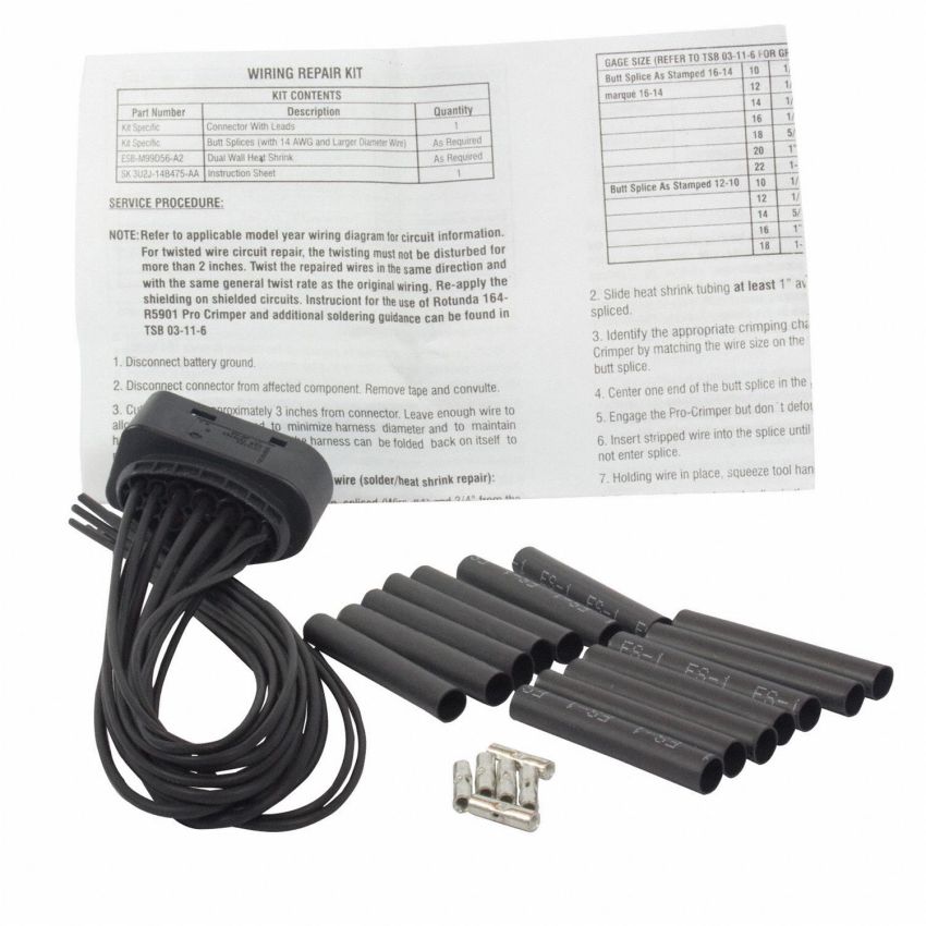 Motorcraft Wiring Connectors BU2Z14S411LA