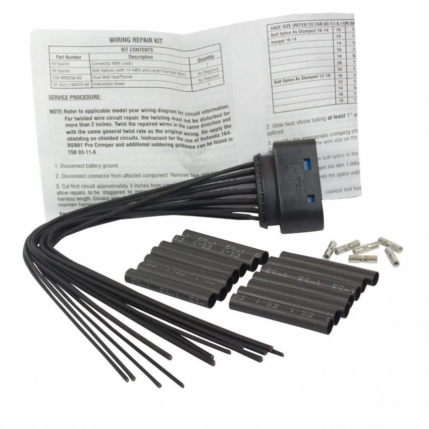 Motorcraft Wiring Connectors BU2Z14S411LA