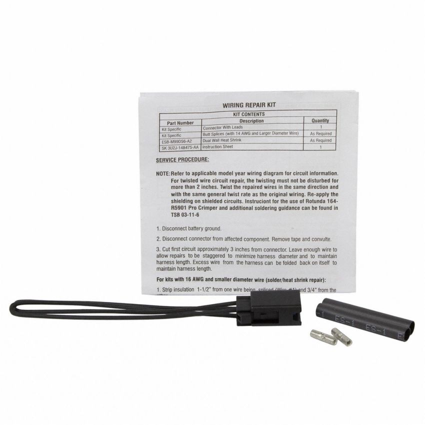 Motorcraft Wiring Connectors 3U2Z14S411UDB