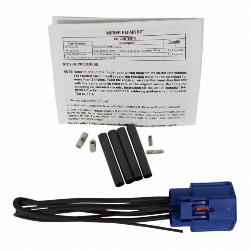 Motorcraft Wiring Connectors 9U2Z14S411LB