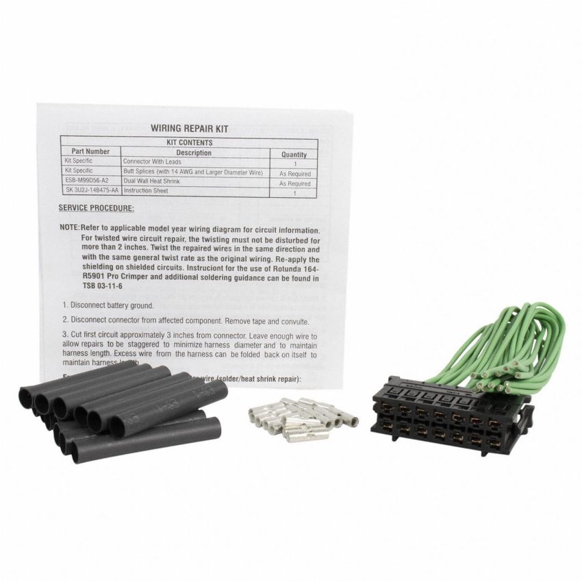 Motorcraft Wiring Connectors DU2Z14S411YA